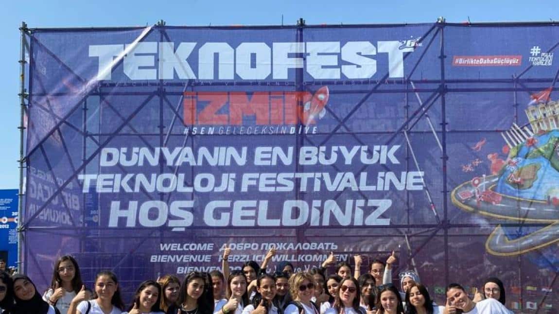Teknofest İzmir'deyiz.